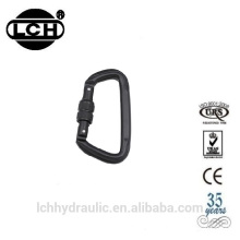 mini s shape carabiner wholesale with double gated carabiner